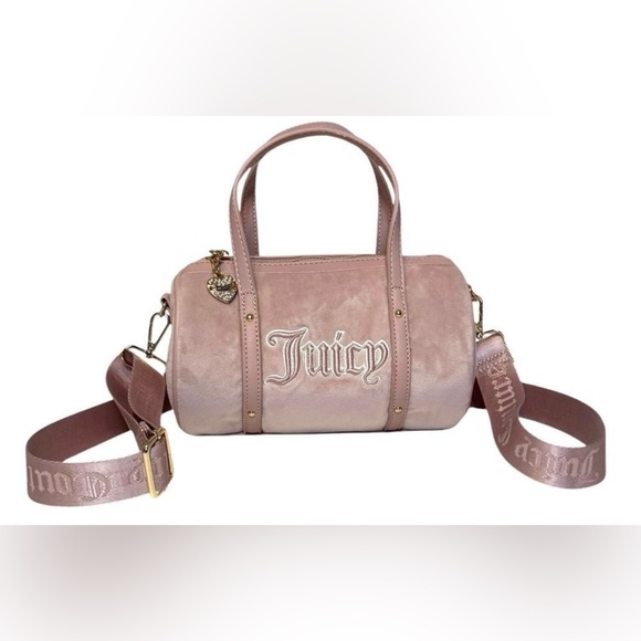 Juicy Couture Handbags - Juicy Couture “Queen of Everything” mini barrel purse